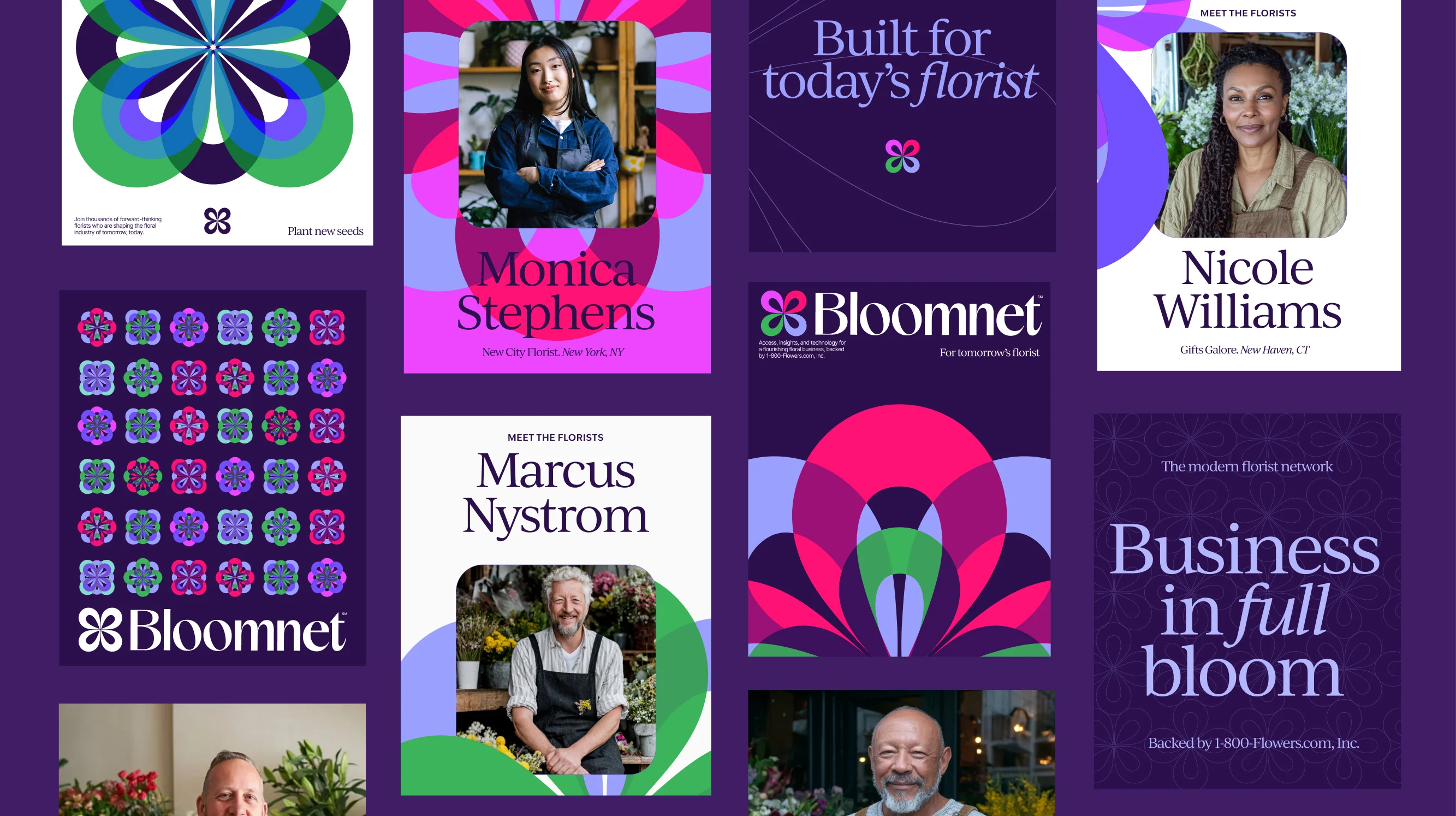 Bloomnet brand design by Goodside, image 3