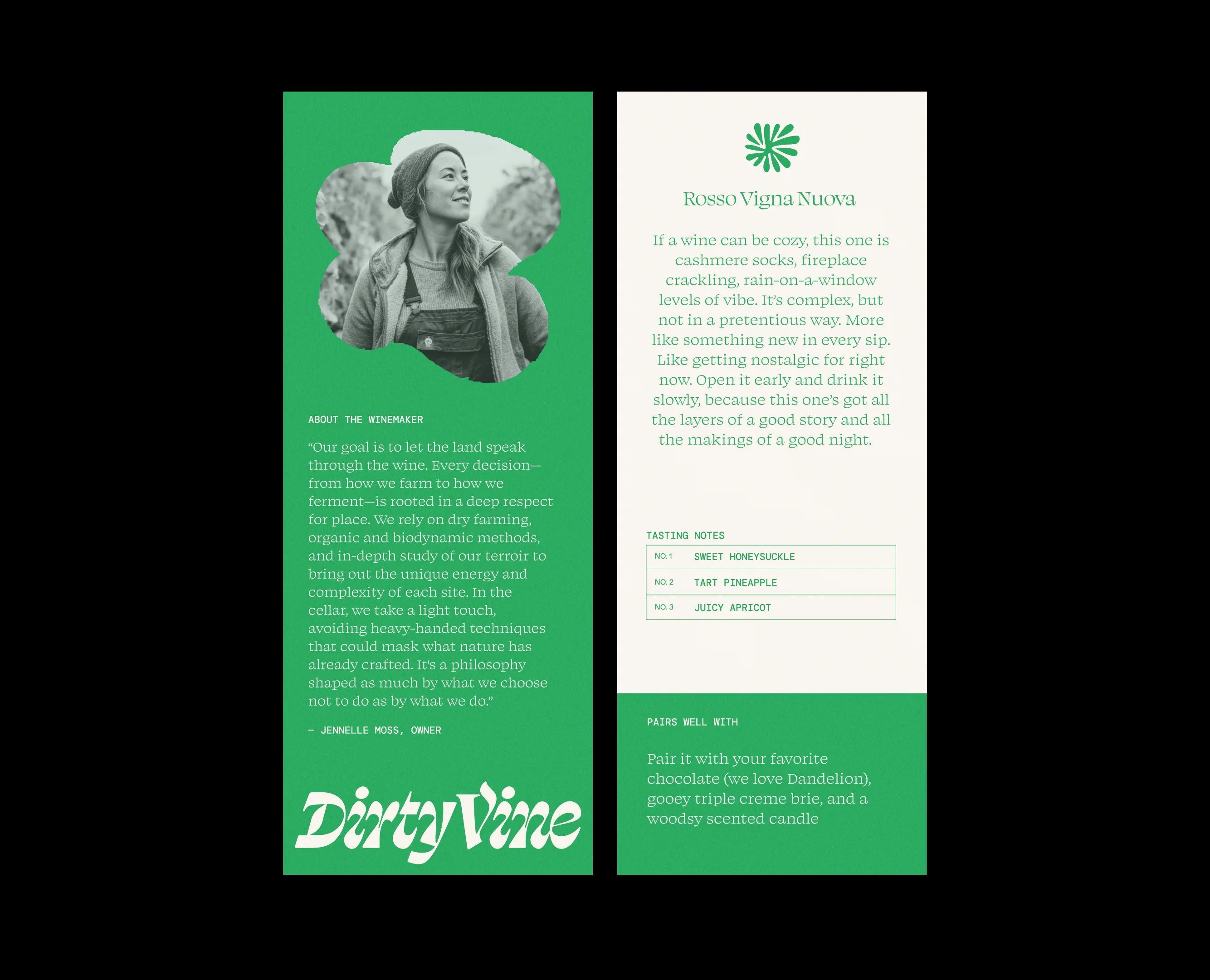 DirtyVine mailer design by Goodside