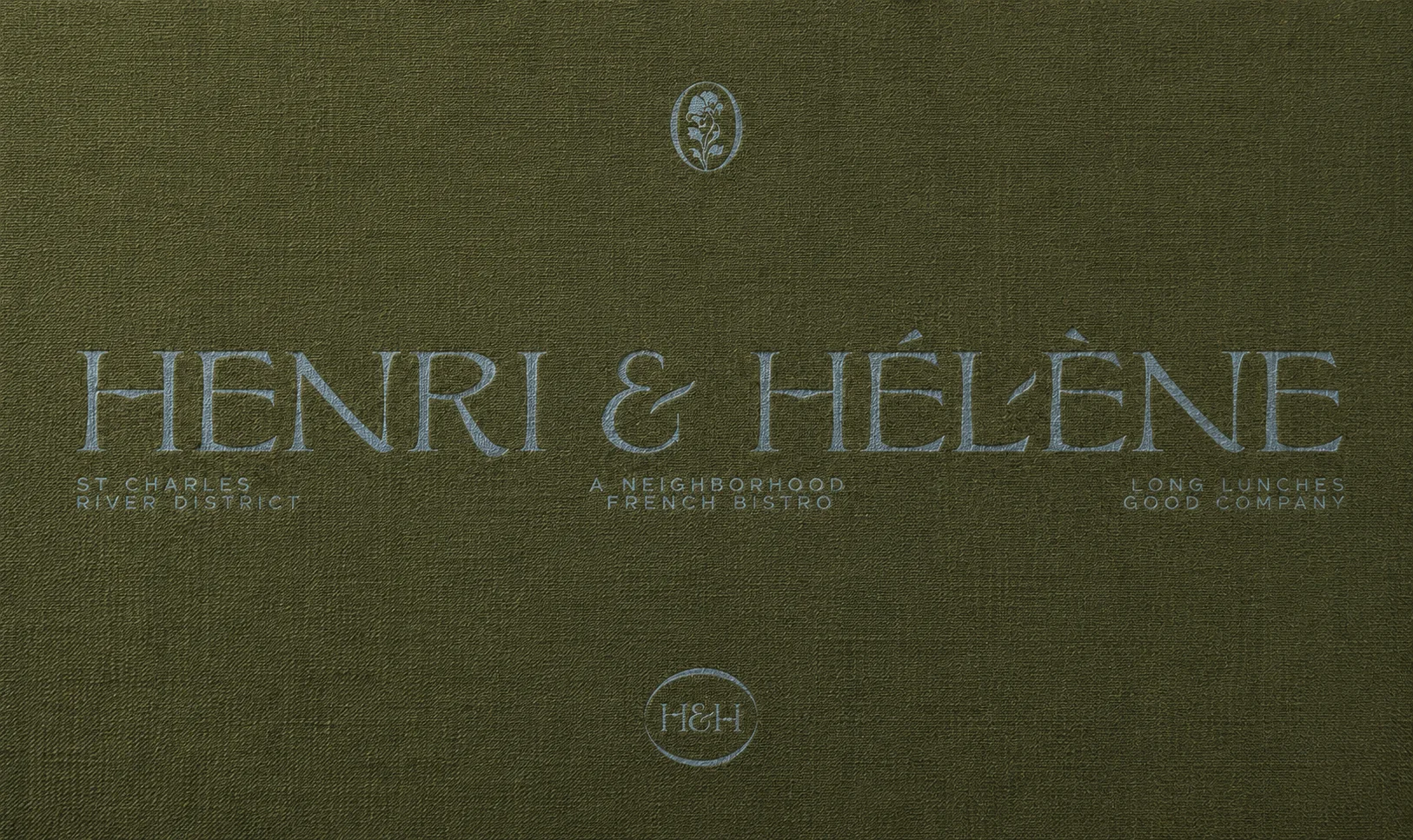 Henri & Hélène logo design by Goodside