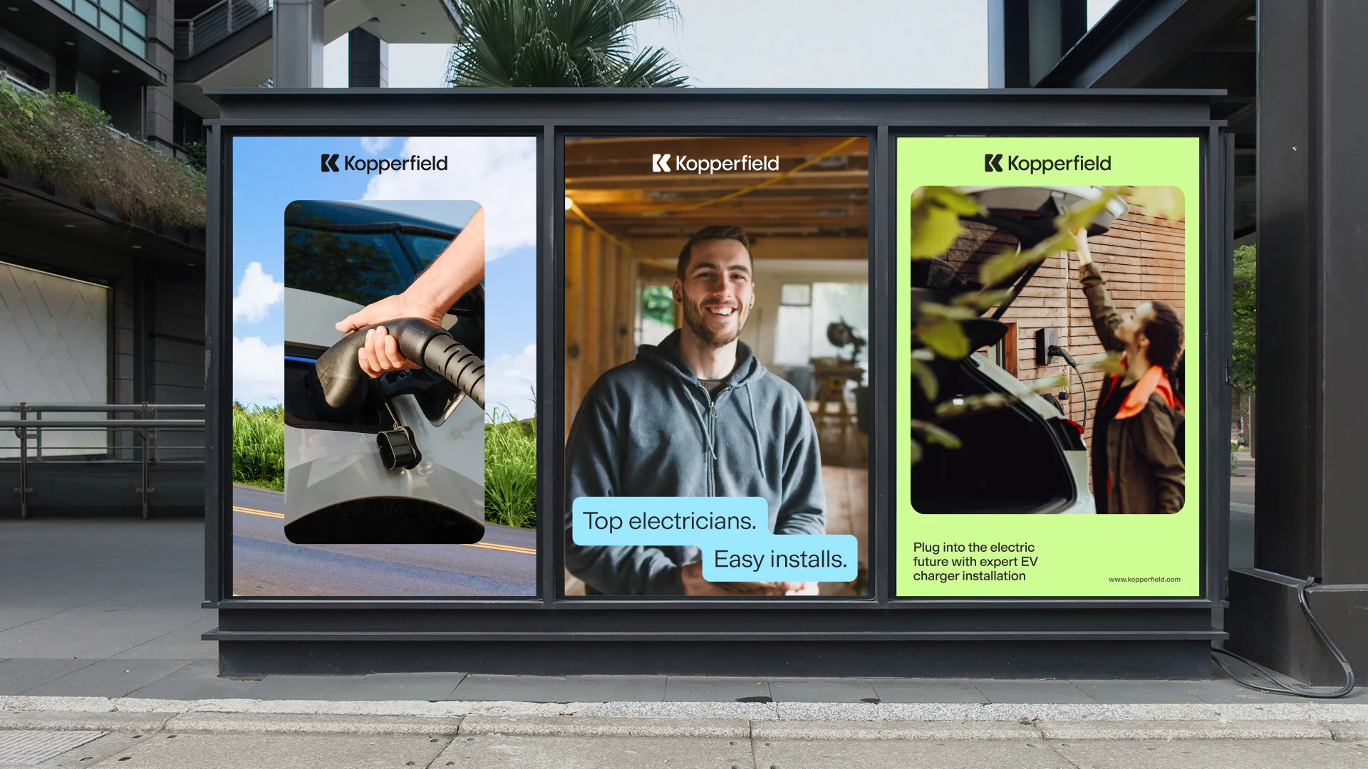 Kopperfield billboard design by Goodside