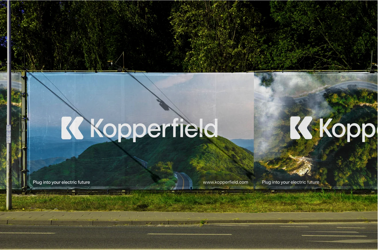 Kopperfield billboard design by Goodside