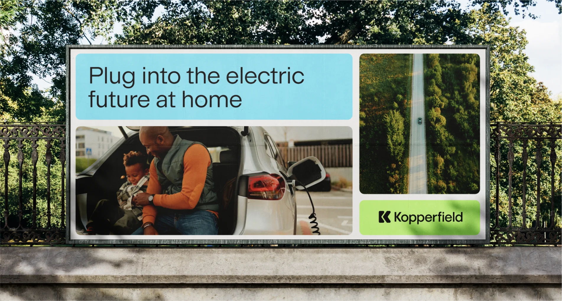Kopperfield billboard design by Goodside