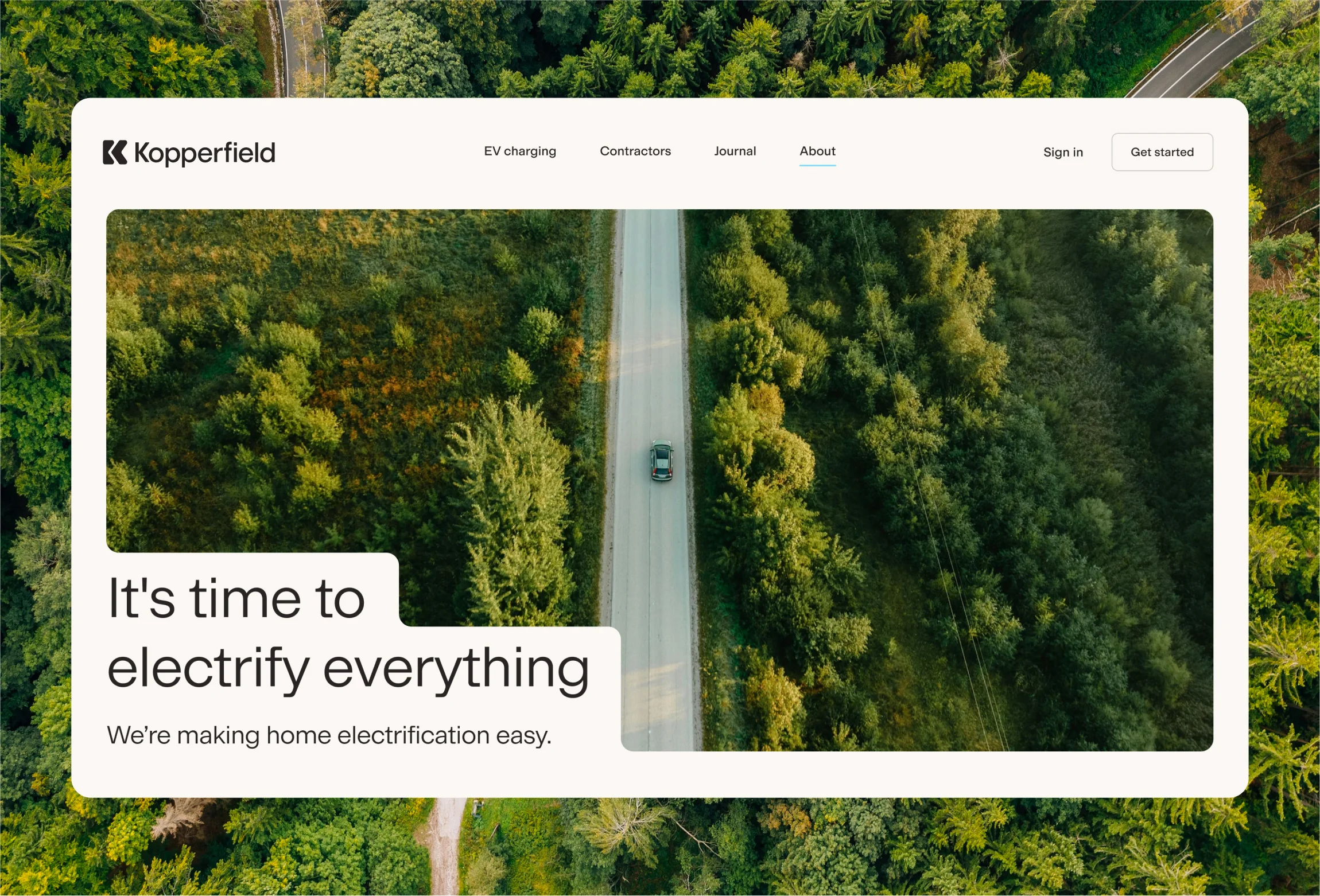 Kopperfield website design by Goodside