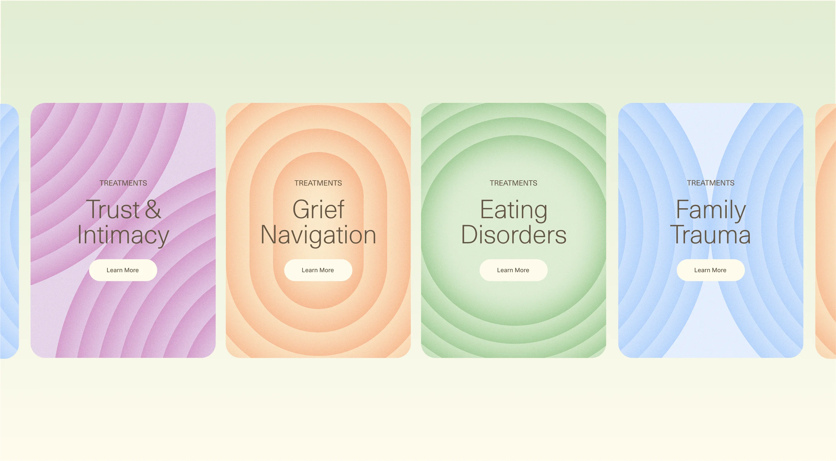 Radial Health cards design by Goodside