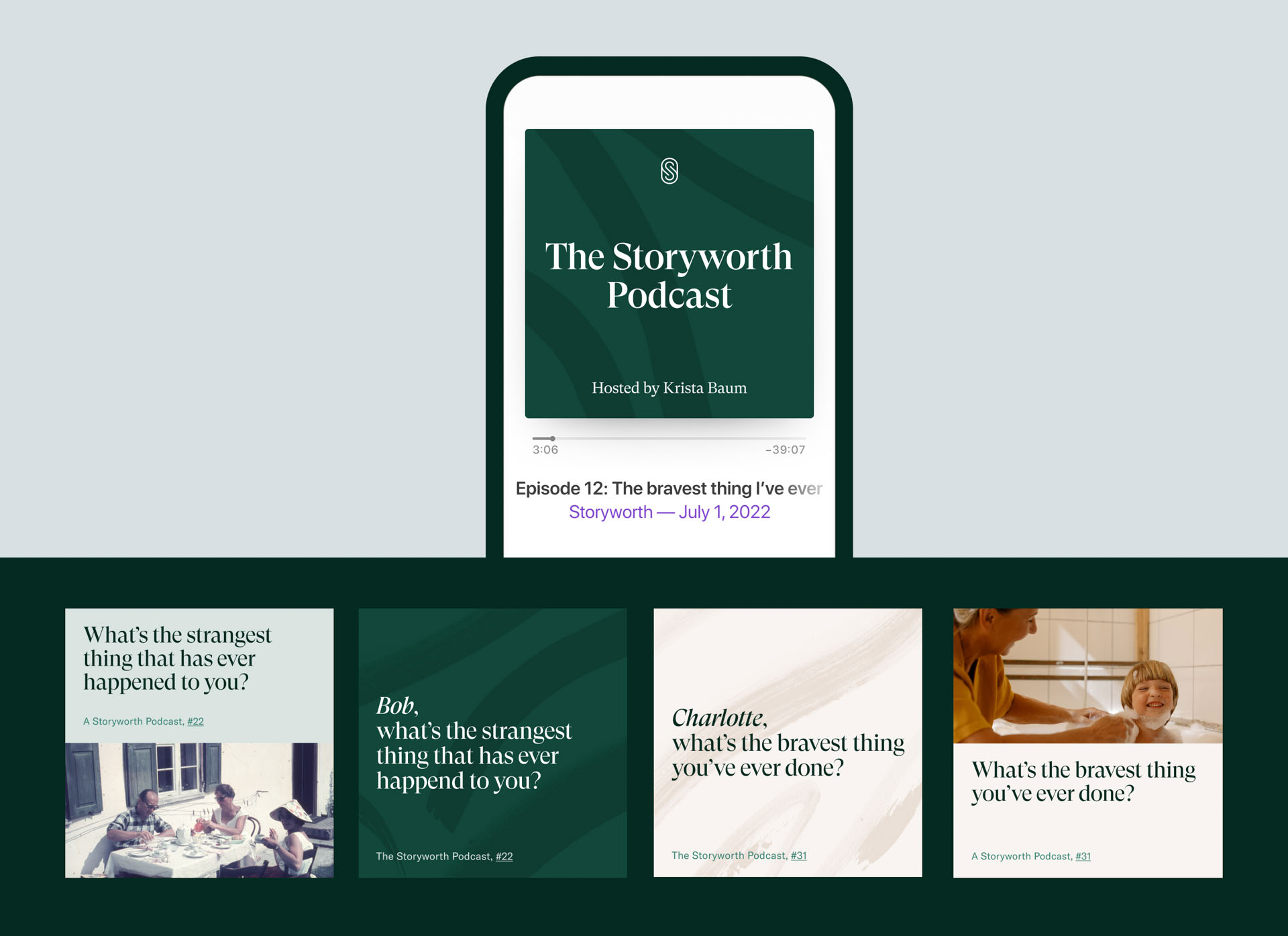 Storyworth brand design by Goodside, image 17