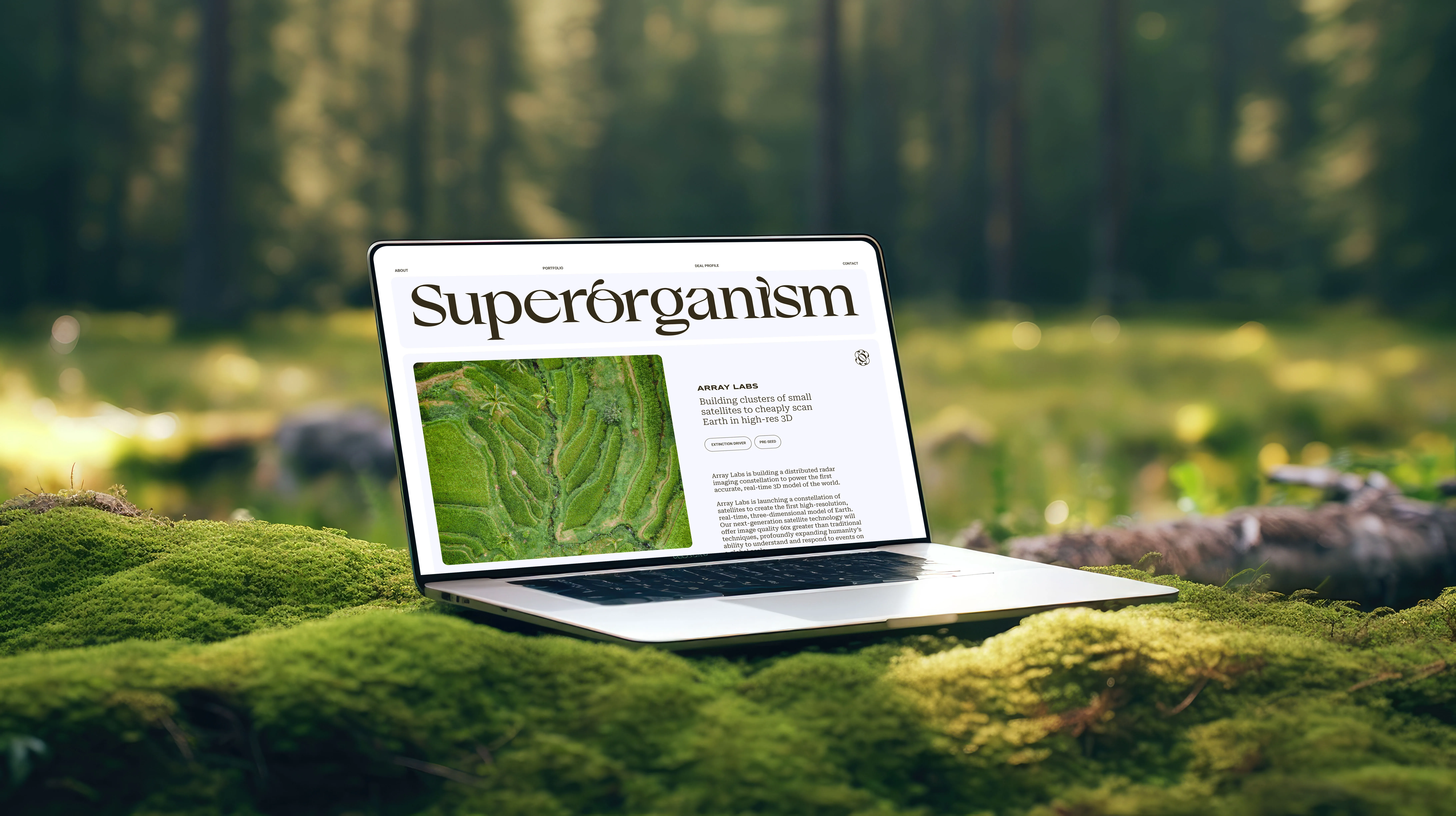 Superorganism website design by Goodside